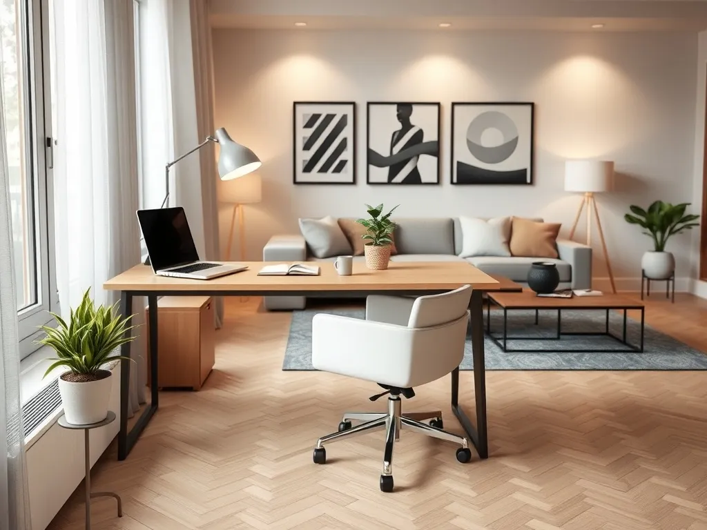 Jak wydzielić biuro w salonie? Praktyczne porady i inspiracje
