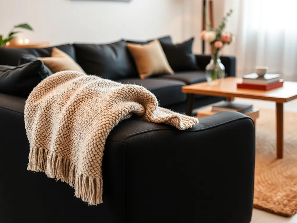 Czarne meble w salonie: jakie dodatki wybrać, by ocieplić wnętrze?