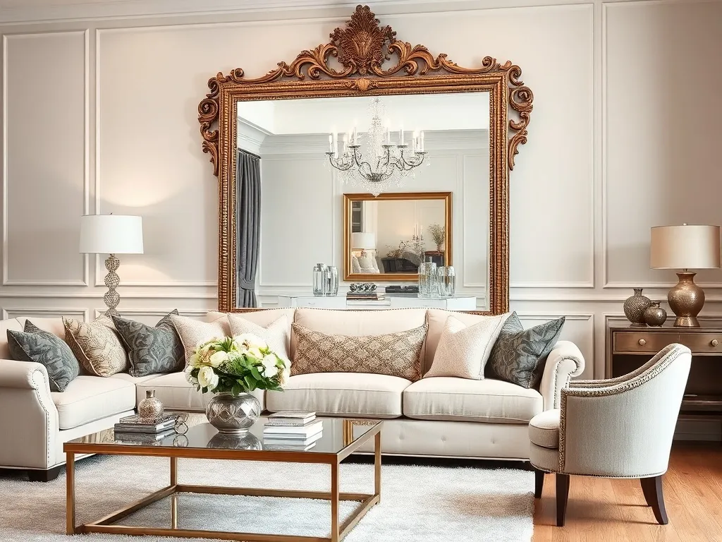 Gdzie powiesić lustro w salonie? Najlepsze miejsca i porady